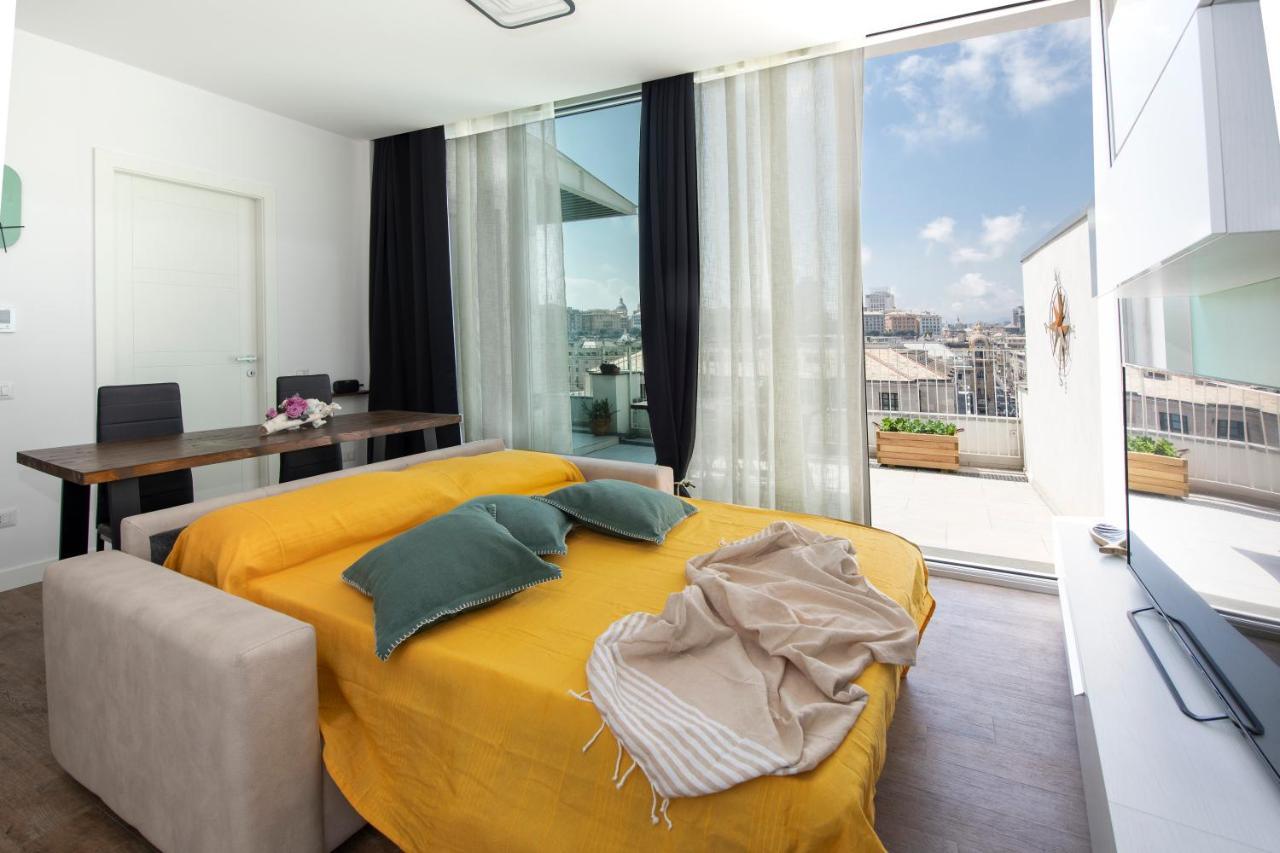 Attico Luxury Con Parcheggio E Terrazza Vista Mozzafiato Apartment Genoa Exterior photo